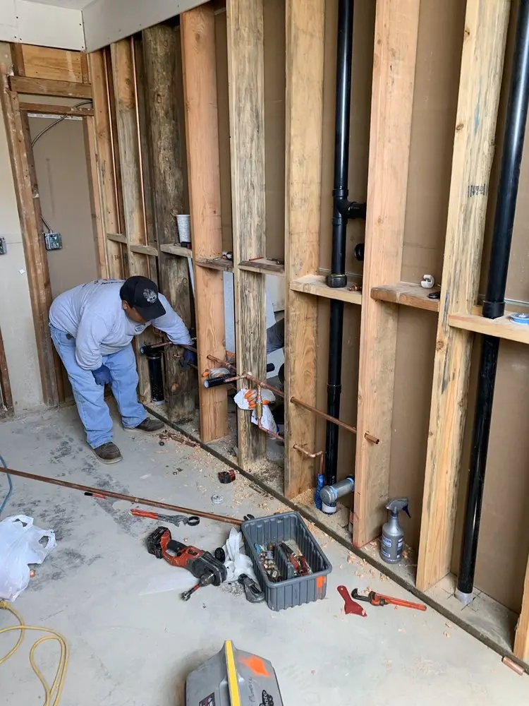 Commercial rough-in plumbing for Water Heater Replacement in Etiwanda